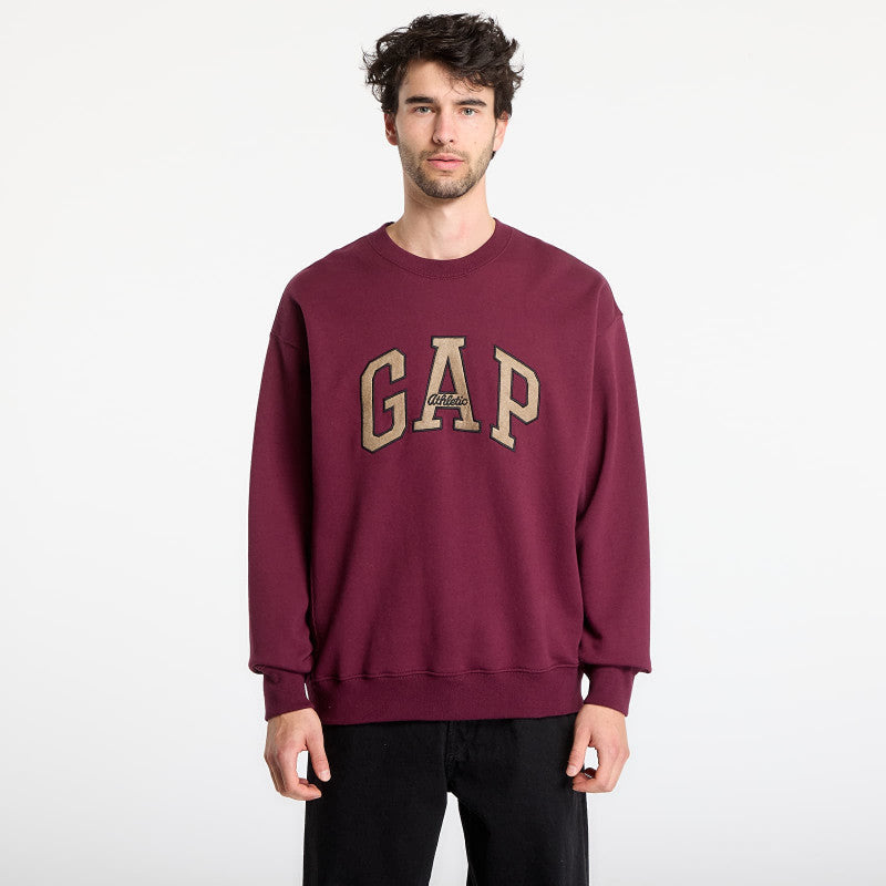 GAP Oversized Heavyweight Sweatshirt Tuscan Red