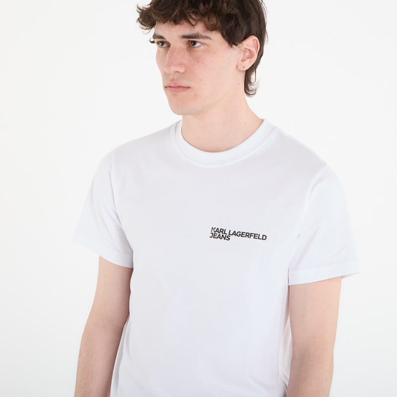 Karl Lagerfeld Jeans Slim Ss Tee White