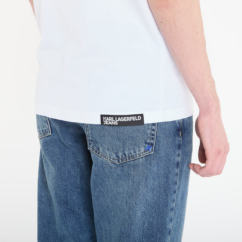 Karl Lagerfeld Jeans Slim Ss Tee White