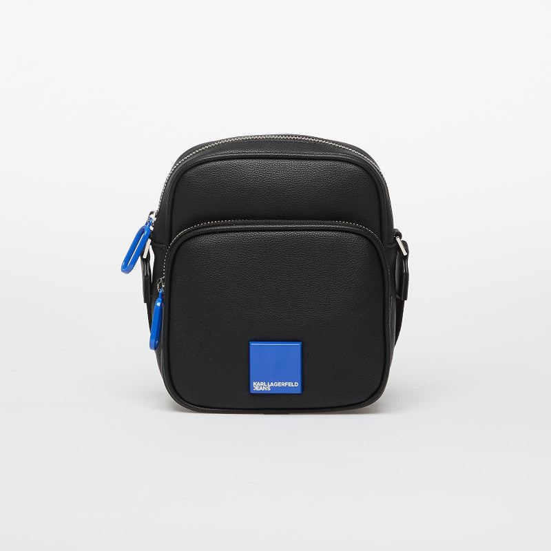 Karl Lagerfeld Jeans Box Logo Reporter Bag Black