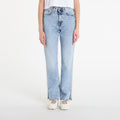 Jeansy Karl Lagerfeld Jeans Hr Straight Jeans W/ Slit Visual Acid Mid Blue