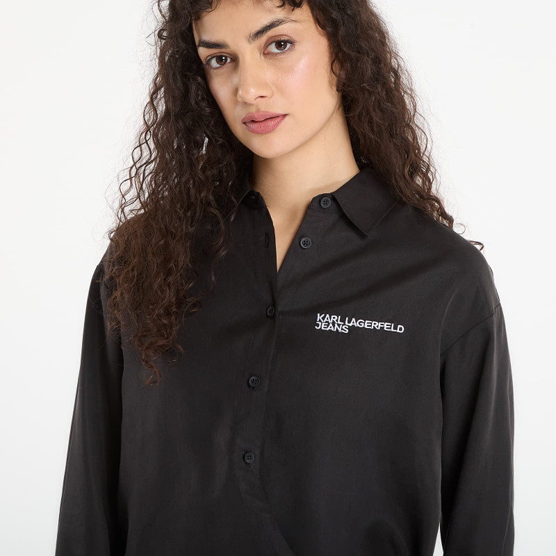 Koszula Karl Lagerfeld Jeans Tied Blouse Black