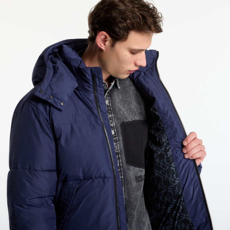 puchowa Karl Lagerfeld Jeans Puffer Peacoat