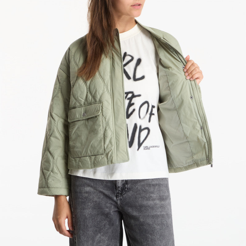 Karl Lagerfeld Jeans Light Quilted Jacket Tea