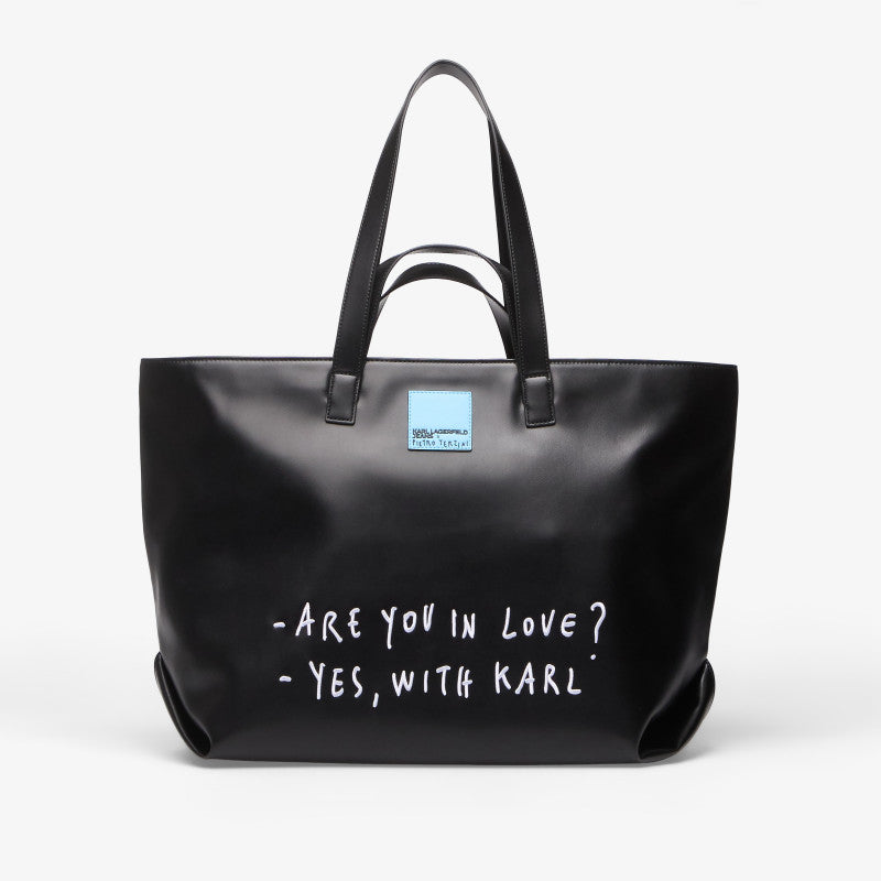 Karl Lagerfeld Jeans X Pt Xl Tote Black