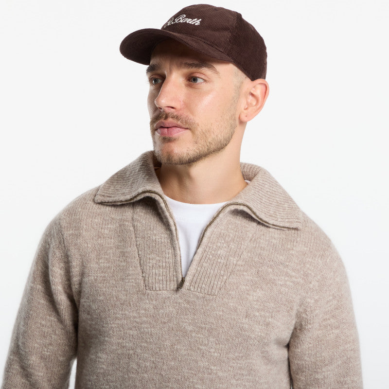 MC2 Saint Barth Baseball Corduroy S Cap Brown
