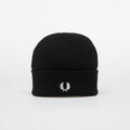 FRED PERRY Classic Merino Wool Beanie Black/ Snow White