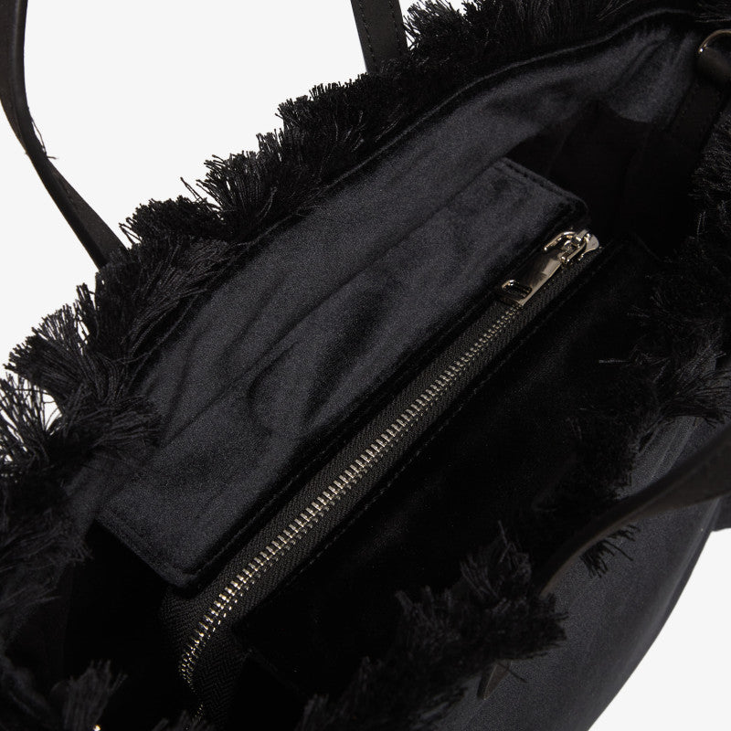 MC2 Saint Barth Colette Velvet N Bag Black