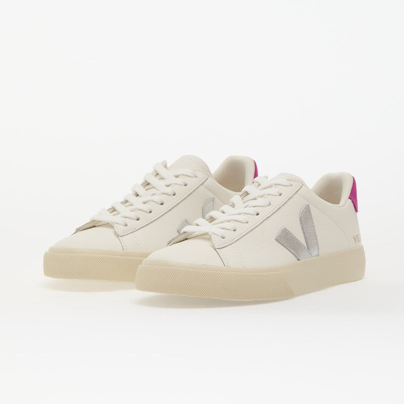 Veja Wmns Campo Leather Whi_Silver_Ultraviolet