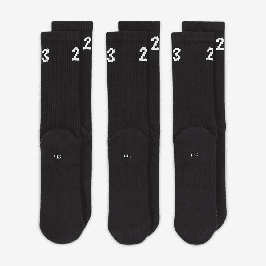 Jordan Essential Crew kojinės (3 poros)