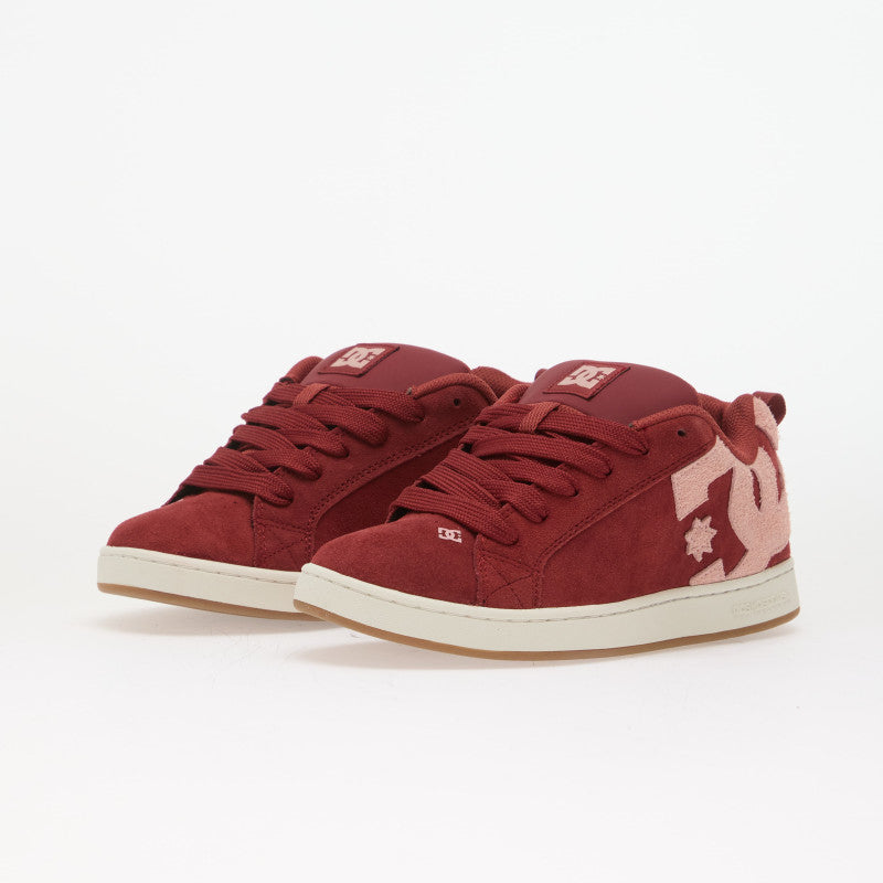 DC Court Graffik SD Dark Red/ Pink/ Off White