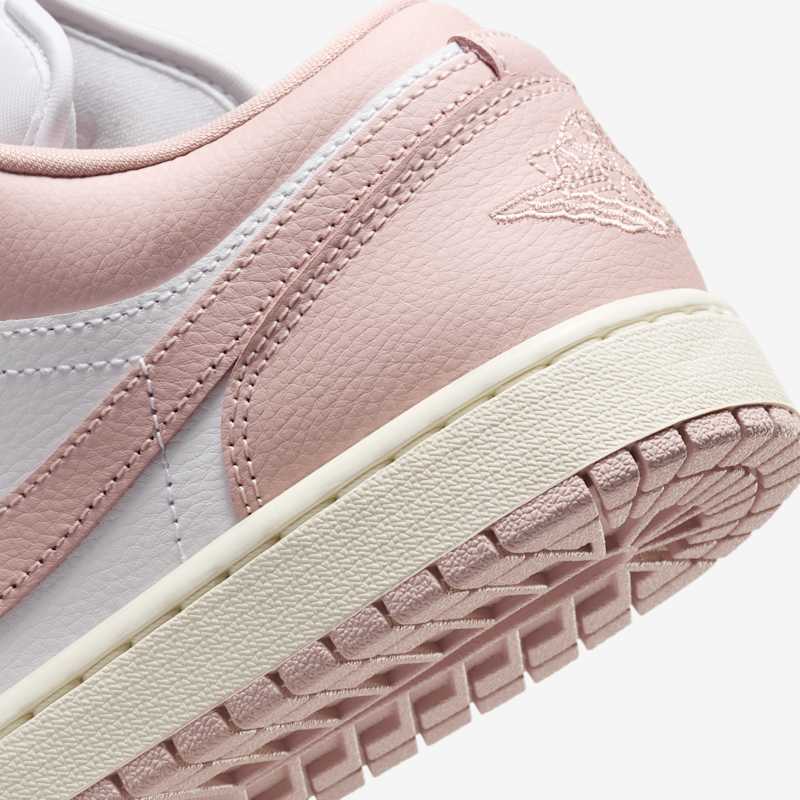 Air Jordan 1 Low White/Pink Oxford-Sail