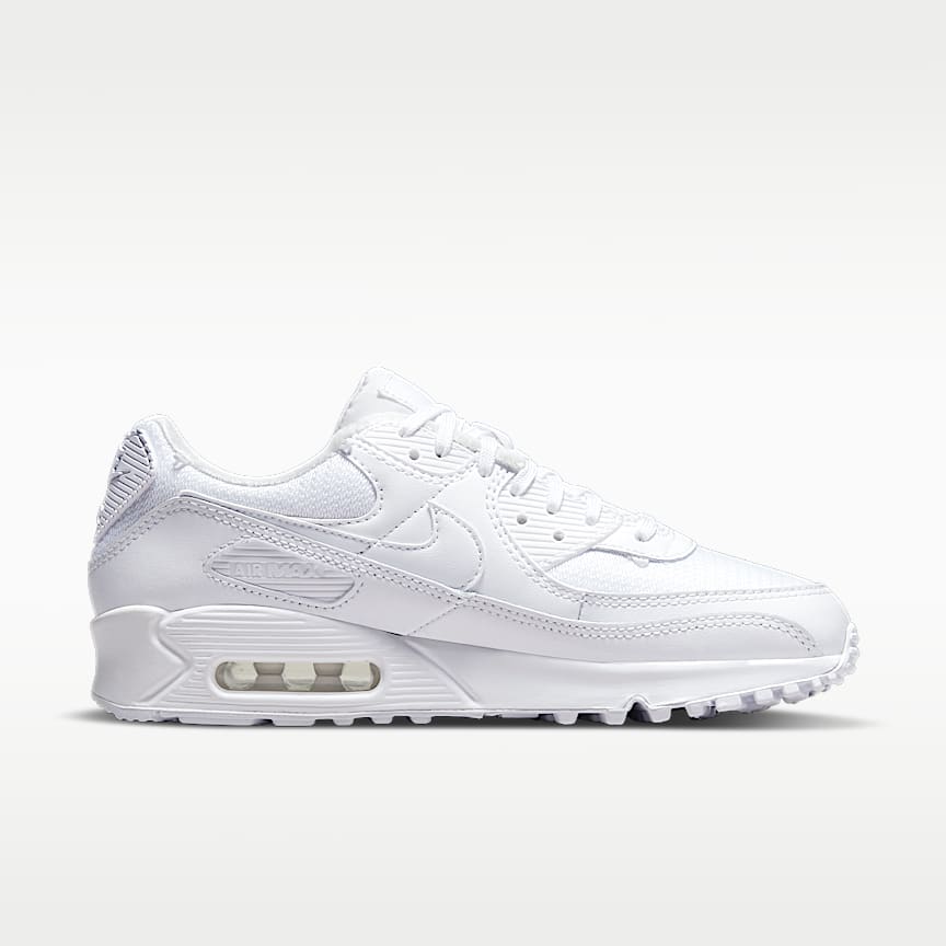Nike Wmns Air Max 90 Prm White/ White-Metallic Gold