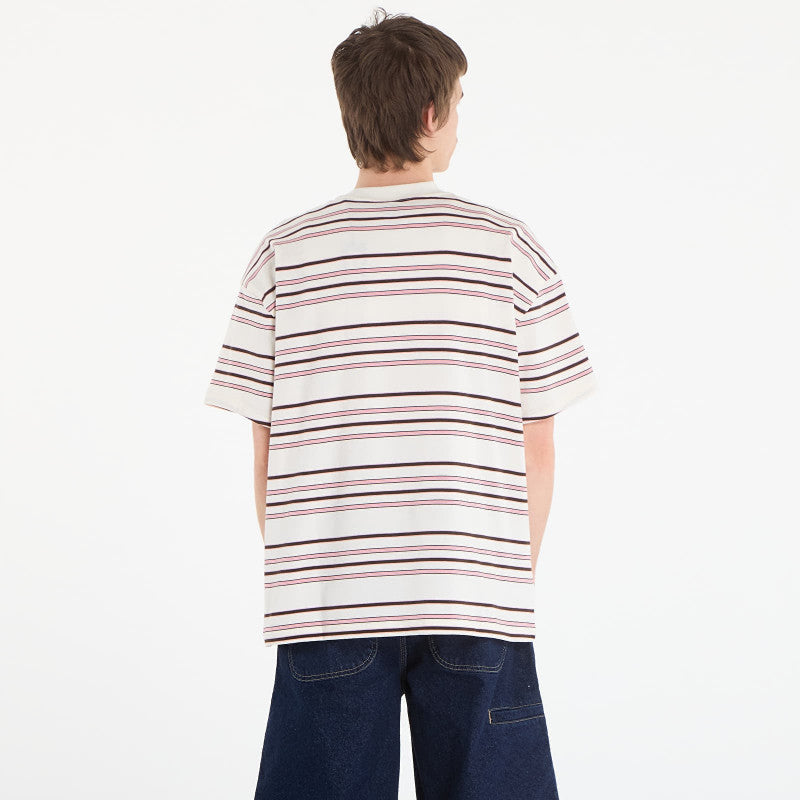 Dickies East Liberty Stripe Ss Tee Egret