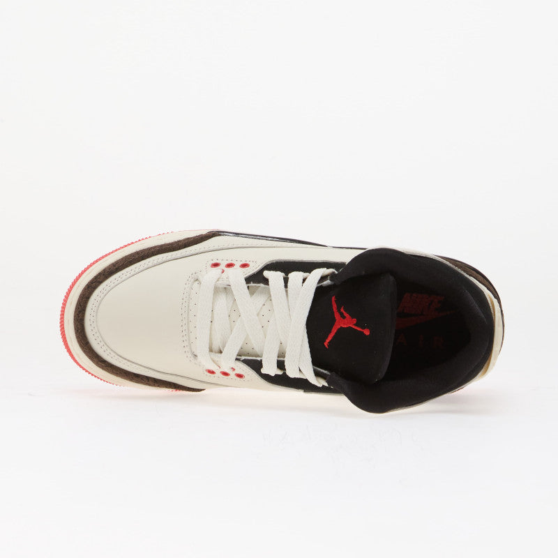 Air Jordan 3 Kids "World's Best" Sail/ Black-University Red-Pale Ivory