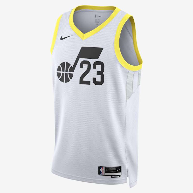 Nike Nba Utah Jazz Lauri Markkanen Association Edition Swingman Dri-Fit Marškinėliai