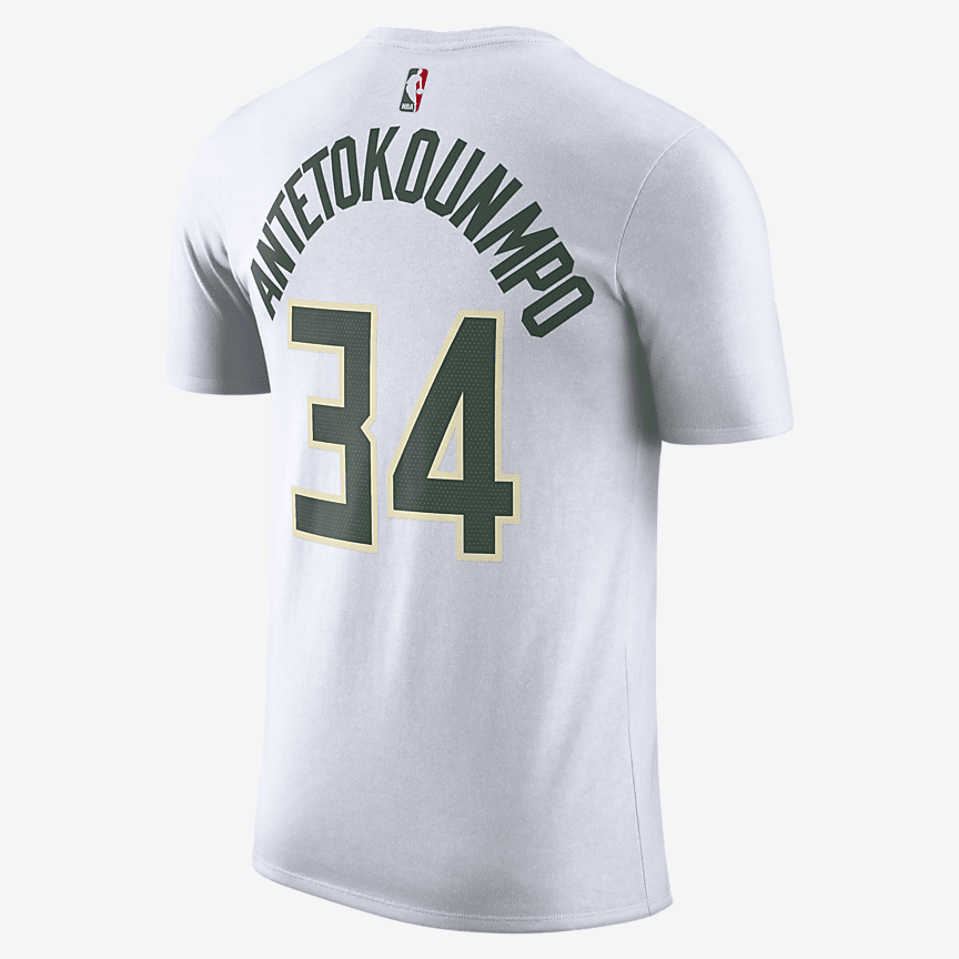 Nike Nba Milwaukee Bucks Giannis Antetokounmpo Marškinėliai