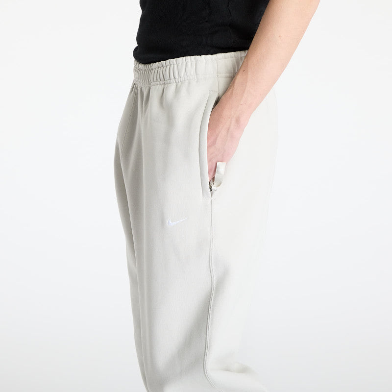 Nike Solo Swoosh Men's Fleece Pants Light Bone/ White