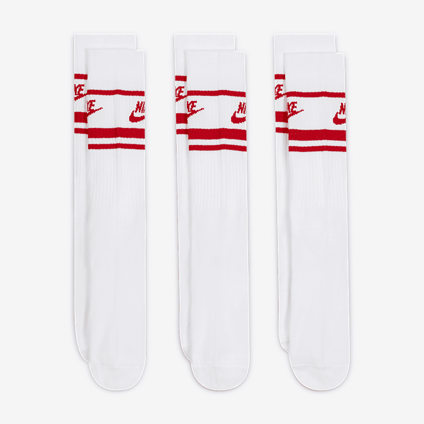 Nike Sportswear Dri-FIT Everyday Essential Crew kojinės (3 poros)