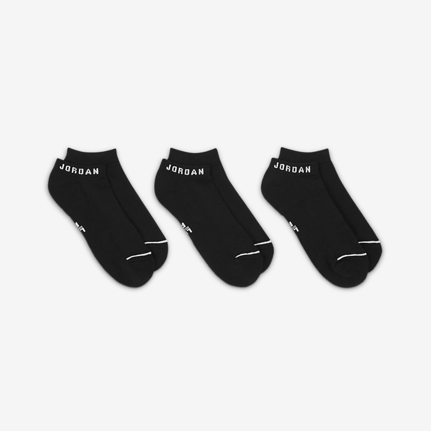Jordan Everyday No-Show Dri-Fit Kojinės (3 Poros)