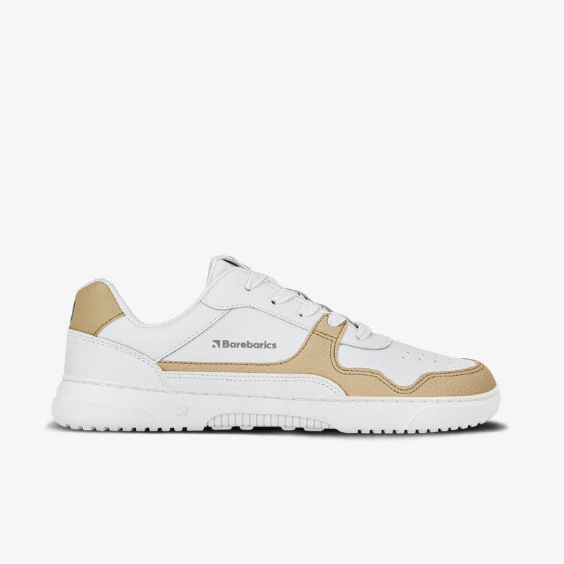 Barebarics Zing White & Cream Leather