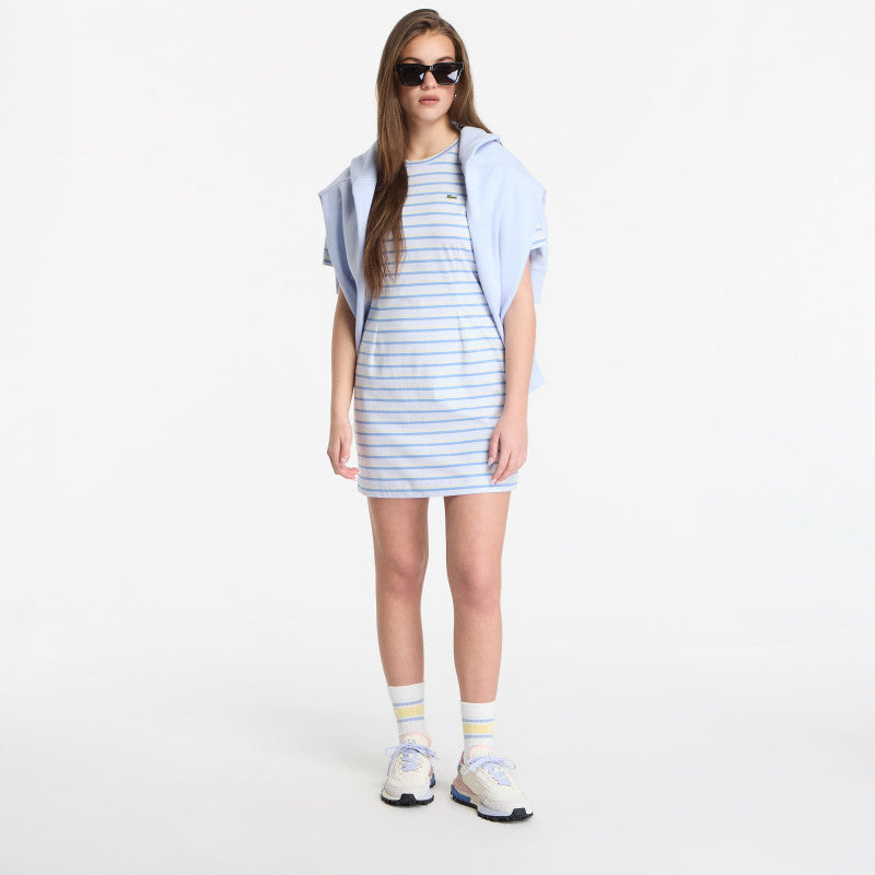 Sukienka LACOSTE Dress Phoenix Blue/ Turquin Blue-Yellow