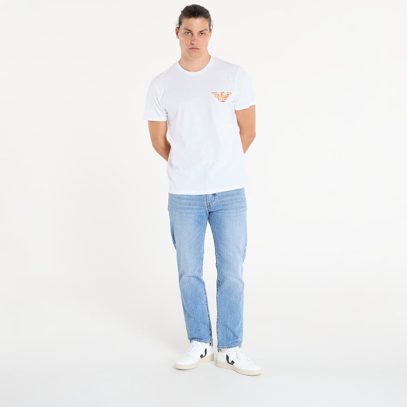 EA7 Emporio Armani Crew Neck T-Shirt White Print Eagle