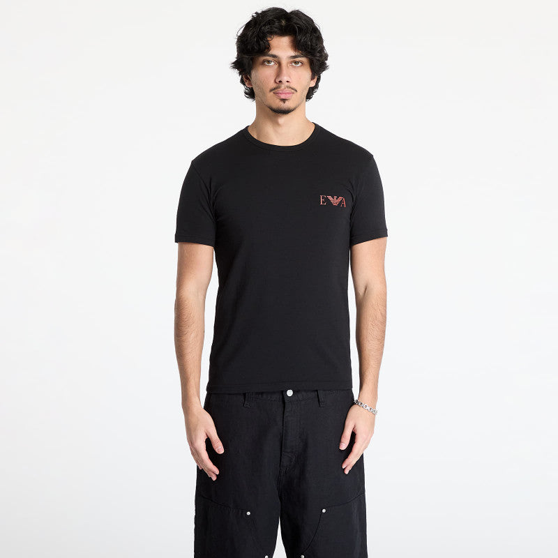 EA7 Emporio Armani 2-Pack Crew Neck T-Shirt White/ Black
