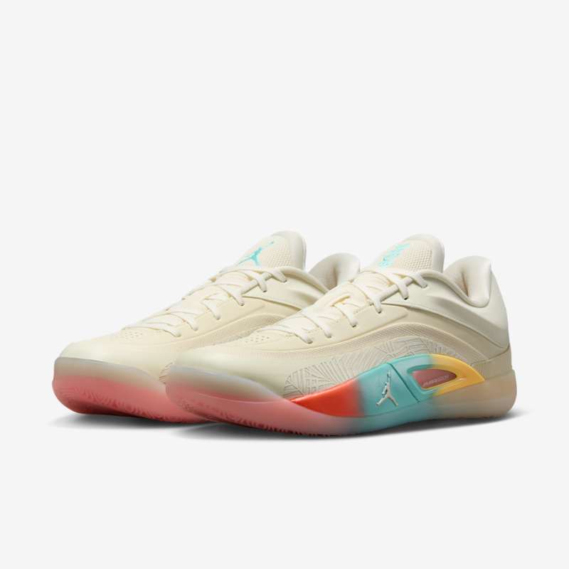 Jordan Zion 4 “Low Country” Coconut Milk/Sail/Bright Mango/Aurora Green