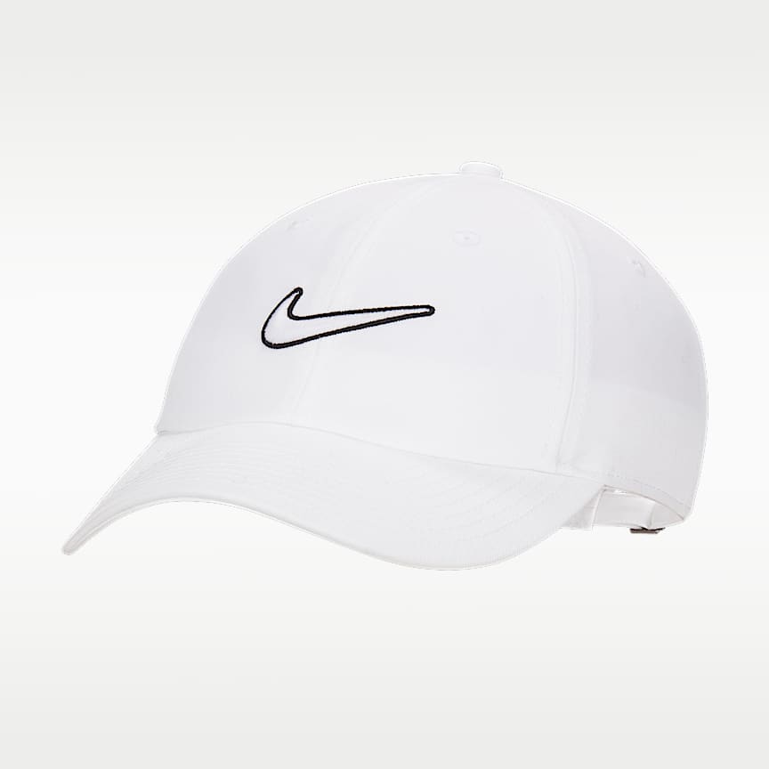 Nike Club Unstructured Swoosh Cap White/ White