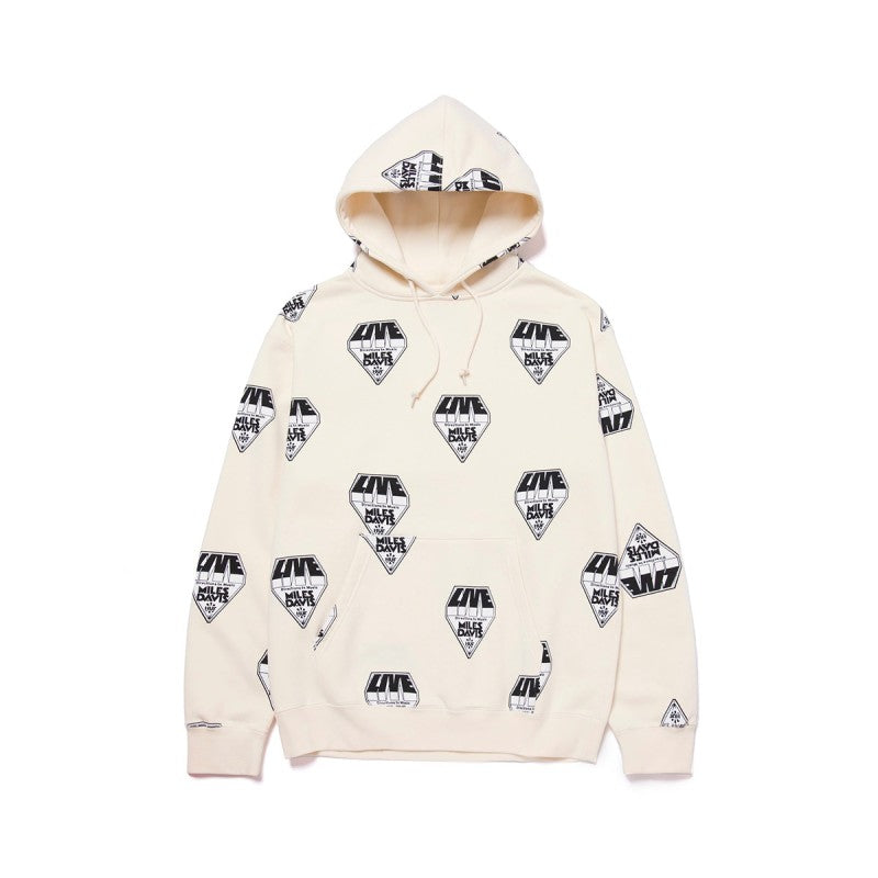 HUF x Miles Davis In Concert Pullover Hoodie Cream