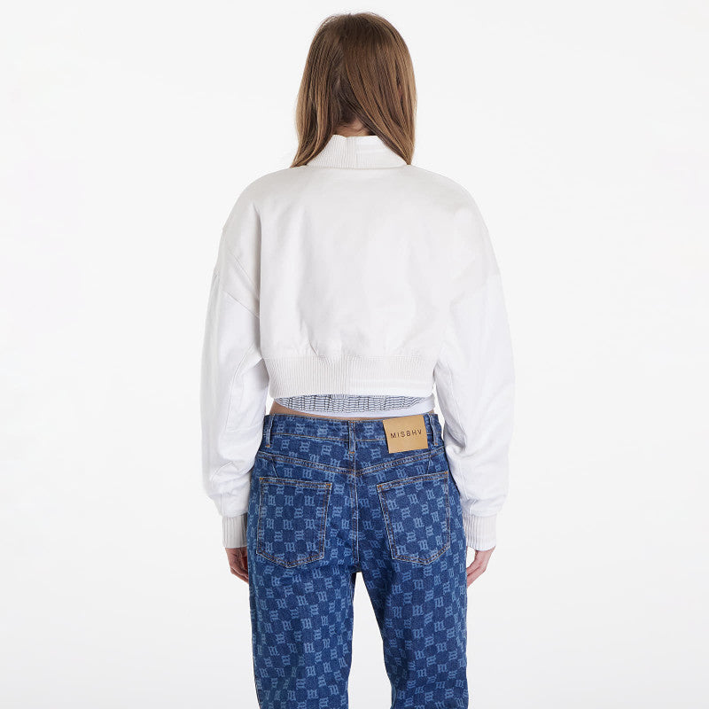 Nike Sportswear Destroyer Women's Cropped Canvas Jacket Phantom/ Summit White/ Summit White