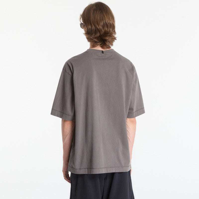 Oakley Echo Mod Embroidered Tee Granite Gray