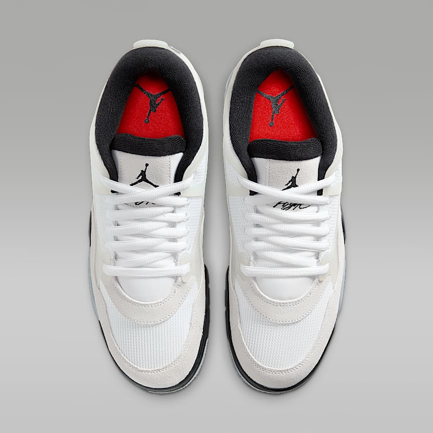 Air Jordan 4 Rm White/ Black-Infrared 23-Lt Smoke Grey