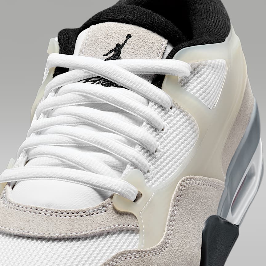 Air Jordan 4 Rm White/ Black-Infrared 23-Lt Smoke Grey