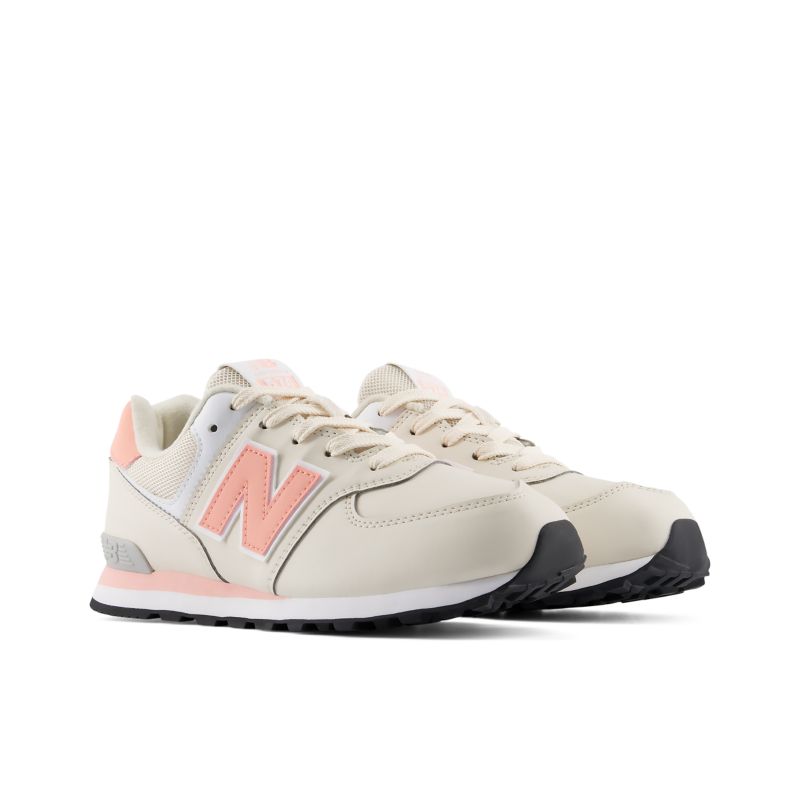 New Balance 574 Kids Linen/ Pink Lemonade