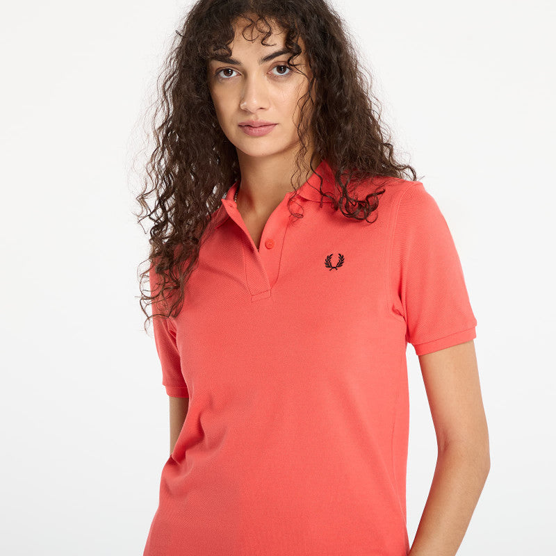 FRED PERRY The Fred Perry Shirt Flamingotan/ Blak
