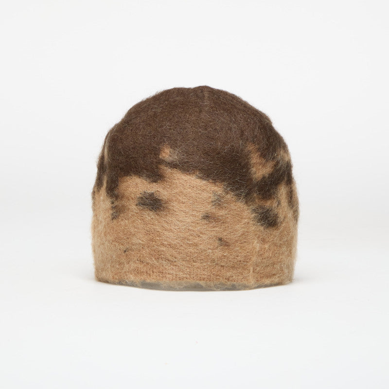 Gramicci Mohair Splatter Beanie Taupe Splatter