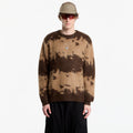 Gramicci Mohair Splatter Sweater Taupe Splatter