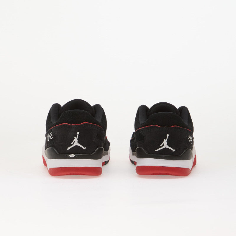 Jordan Flight Court Black/ White-University Red