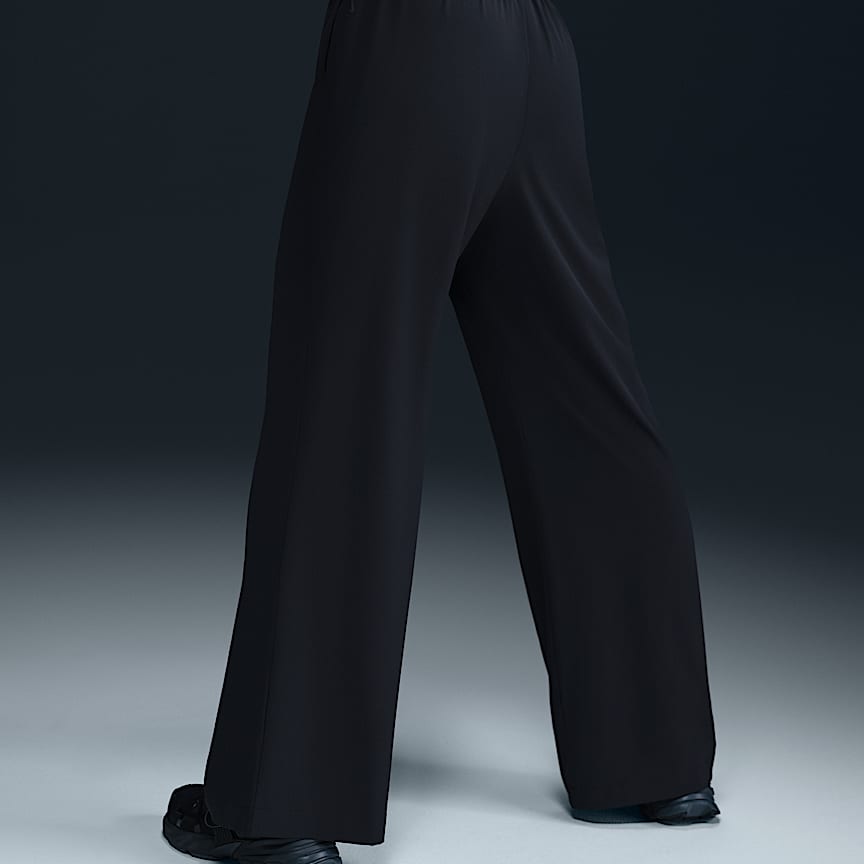 Nike 24.7 PerfectStretch Women's Dri-FIT High-Waisted Loose Wide-Leg Pants Black/ Dk Smoke Grey