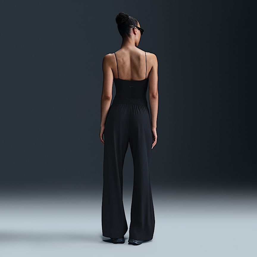 Nike 24.7 PerfectStretch Women's Dri-FIT High-Waisted Loose Wide-Leg Pants Black/ Dk Smoke Grey