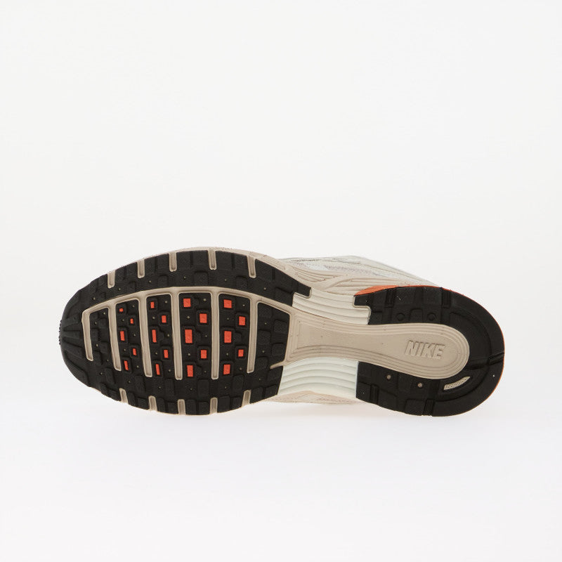 Nike P-6000 Summit White/ Light Bone-Campfire Orange