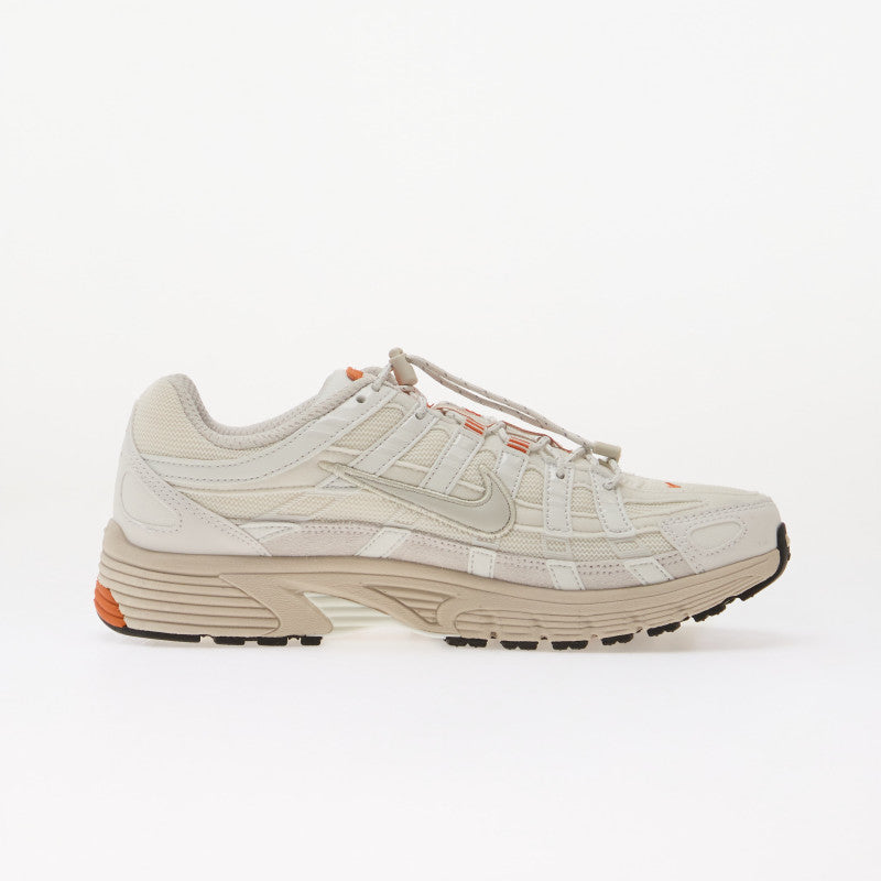 Nike P-6000 Summit White/ Light Bone-Campfire Orange
