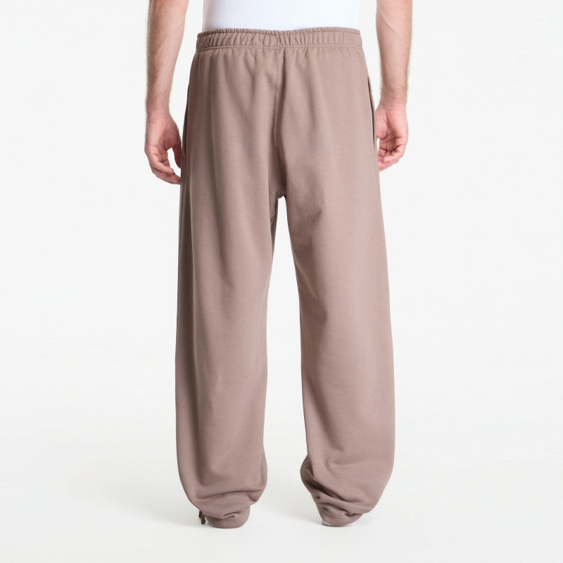 Nike Solo Swoosh Men's Fleece Open-Hem Pants Mink Brown/ Mink Brown/ White