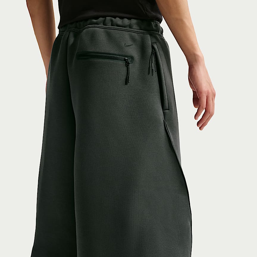 Nike Tech Men's Fleece Oversized Fit Shorts Anthracite/ Black