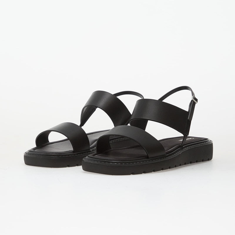 Calvin Klein Square Toe Molded Sandal Slide Black