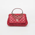 GUESS Giully II Top Handle Flap Dark Cherry