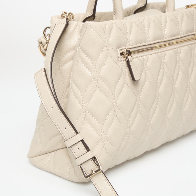 GUESS Maxine Girlfriend Satchel Light Taupe