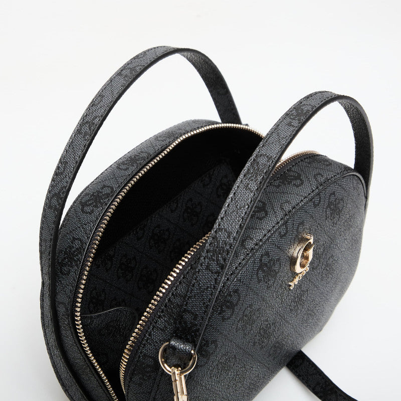 Guess Coleen Logo Top Zip Crossbody Grey